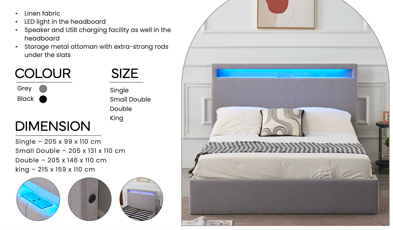 LED bed